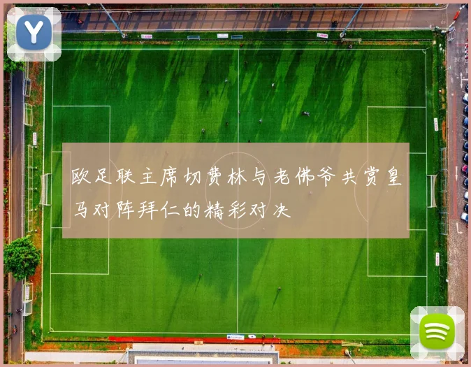 欧足联主席切费林与老佛爷共赏皇马对阵拜仁的精彩对决